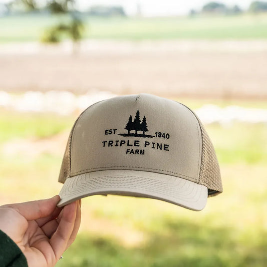 Triple Pine Farm Trucker Hat